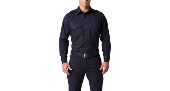 Image of 5.11 Tactical NYPD Stryke Ripstop L/S Shirt - Mens, NYPD Navy, 3XLT, 72542T-762-3XL-T