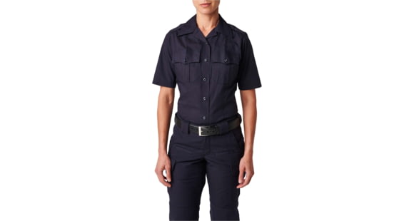 Image of 5.11 Tactical NYPD Stryke Ripstop S/S Shirt - Womens, NYPD Navy, 20W, 61335-762-20W