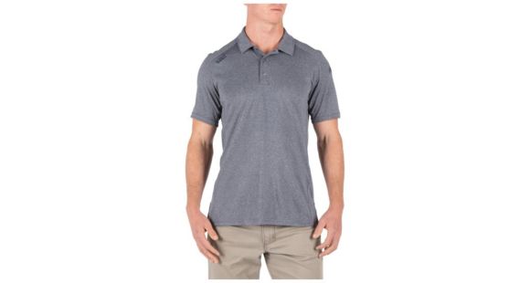 Image of 5.11 Tactical Paramount Short Sleeve Polo - Men's, Mystic Heather, Extra Small, 41221-635-XS