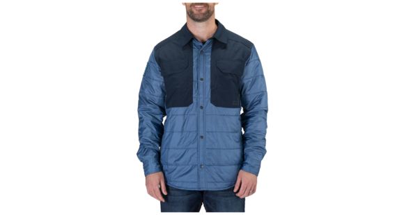 Image of 5.11 Tactical Peninsula Insulator Shirt Jacket, Ensign Blue Heather - 72123-790-3XL