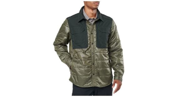 Image of 5.11 Tactical Peninsula Insulator Shirt Jacket, Moss Heather - 72123-276-XS