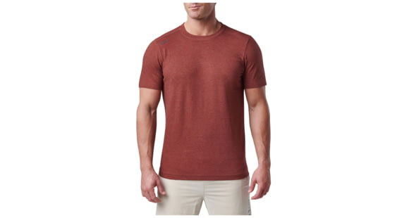 Image of 5.11 Tactical PT-R Charge Short Sleeve Top 2.0 - Men's, Spartan Heather, Medium, 82128-621-M