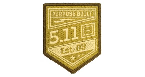 5.11 Tactical Purpose Built Patch, Coyote, 1 SZ,