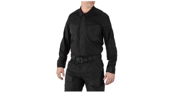 Image of 5.11 Tactical Quantum TDU FD L/S Shirt - Mens, Black, XS, 72524-019-XS-R