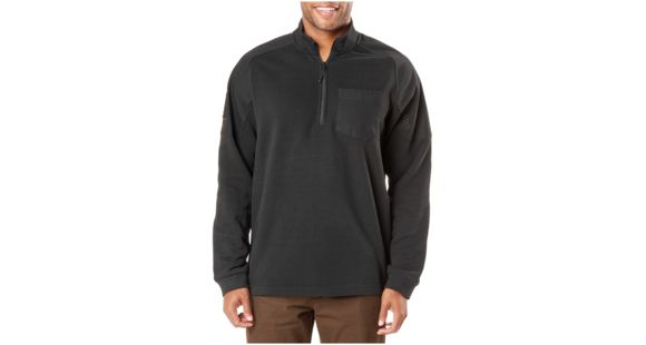 Image of 5.11 Tactical Radar Fleece 1/2 Zip, Black - 72102-019-XS