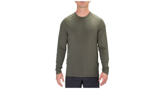 Image of 5.11 Tactical Range Ready Merino Wool Long Sleeve Shirt, Fatigue - 40164-200-L