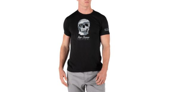 Image of 5.11 Tactical Razzle Dazzle Skull Tee - Men's, Black, Extra Large, 41191TY-019-XL