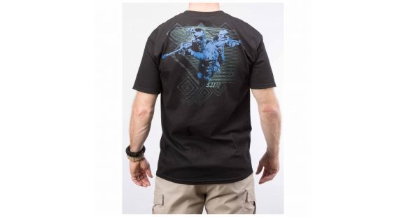Image of 5.11 Tactical Red Scope T-shirt, Black - 41006CM019S