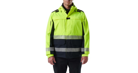 Image of 5.11 Tactical Responder Hi-Vis Parka 2.0 - Men's, Dark Navy, Large, 48379-724-L