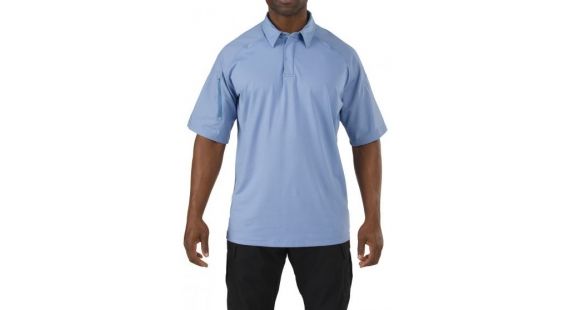 Image of 5.11 Tactical S/S Rapid Perfomance Polo, FIRE MED BLUE, 3XL 410186963XL
