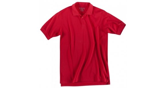 Image of 5.11 Tactical Utility S/S Polo - Mens, Range Red, M, 41180-477-M