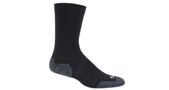 Image of 5.11 Tactical Slip Stream Crew Sock - Mens, Black, M, 10033-019-M