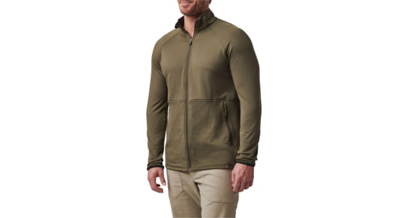 Image of 5.11 Tactical Stratos Full Zip Jacket - Men's, Ranger Green, 2XL, 72244-186-2XL