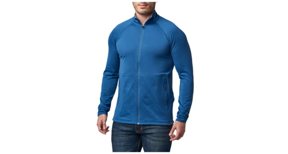 Image of 5.11 Tactical Stratos Full Zip Jacket - Men's, Ensign Blue, Small, 72244-678-S