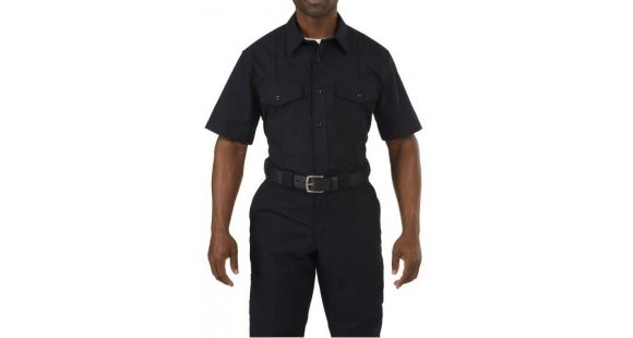 Image of 5.11 Tactical Stryke PDU Men Short Sleeve Shirt, B Class, Black, 4XL 710380194XLR