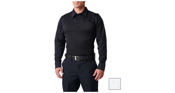 Image of 5.11 Tactical Stryke PDU Twill RapidLong Sleeve Shirt - Men's, Small, Regular, Uniform White, 72547-992-S-R