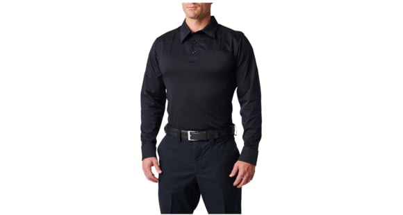 Image of 5.11 Tactical Stryke PDU Twill Rapid L/S Shirt - Mens, Midnight Navy, LR, 72547-750-L-R