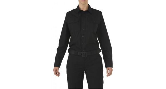 Image of 5.11 Tactical Stryke PDU Class B L/S Shirt - Womens, Black, XSR, 62010-019-XS-R