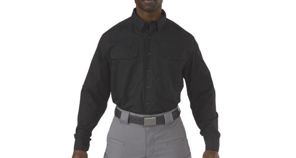 Image of 5.11 Tactical Stryke L/S Shirt Tall - Mens, Black, L, 72399T-019-L