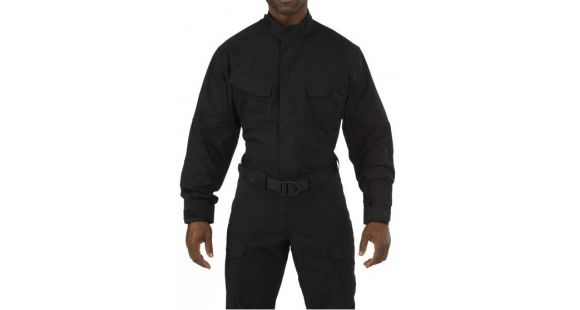 Image of 5.11 Tactical Stryke TDU L/S Shirt Tall - Mens, Black, XL, 72416T-019-XL