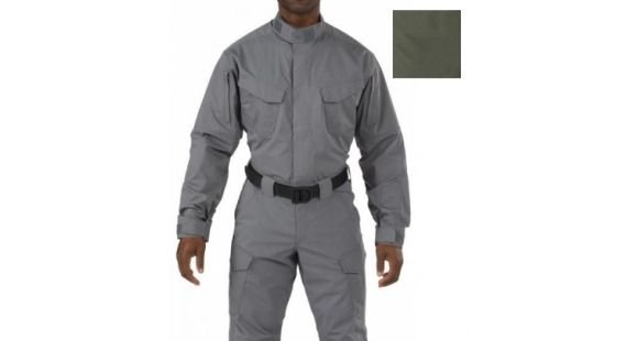 Image of 5.11 Tactical Stryke TDU L/S Shirt Tall - Mens, TDU Green, 5XL, 72416T-190-5XL