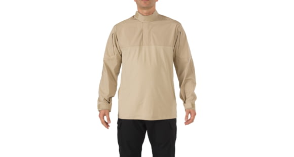 Image of 5.11 Tactical Stryke TDU Rapid Long Sleeve Shirt - Men's, TDU Khaki, Small, Regular, 72071-162-S