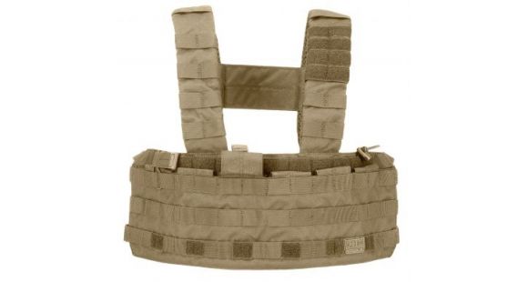 Image of 5.11 Tactical TacTec Tactical Chest Rig, Sandstone, 1 SZ, 56061-328-1 SZ
