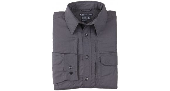 Image of 5.11 Tactical Taclite Pro Long Sleeve Shirt- New Charcoal, Size 4XL 72175T-18C-4XL