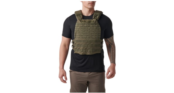 Image of 5.11 Tactical Tactec Plate Carrier, Ranger Green - 56100ABR-186-1SZ