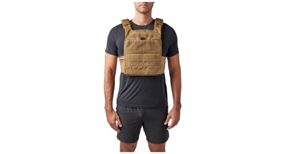 Image of 5.11 Tactical TacTec Trainer Weight Vests, Kangaroo, 1 SZ, 56693-134-1 SZ