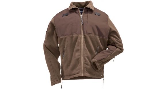 Image of 5.11 Tactical Fleece Jacket - Men's, Dark Brown, Small, 48038-112-S
