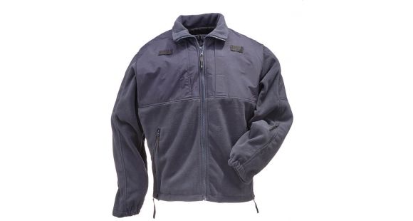 Image of 5.11 Tactical Fleece Jacket - Men's, Dark Navy, Extra Large, 48038-724-XL