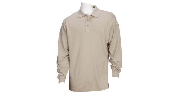 Image of 5.11 Tactical Tactical Long Sleeve Polo - Silver Tan - 4XL 72048-160-4XL