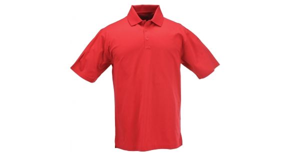 Image of 5.11 Tactical Tactical Responder Short Sleeve Polo, Range Red - XXXL 71304-477-XXXL