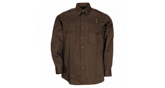 Image of 5.11 Tactical Tclt PDU L/S A-Cl Shirt, BROWN, 3XL 723651083XLR