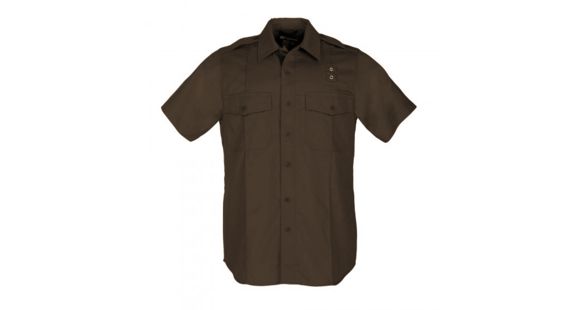 Image of 5.11 Tactical Tclt PDU S/S A-Cl Shirt, BROWN, S 71167108ST