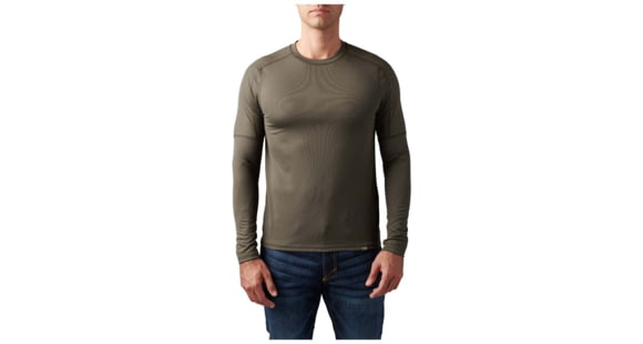 Image of 5.11 Tactical Tropos Basealyer L/S Top - Mens, Ranger Green, XL, 40183-186-XL