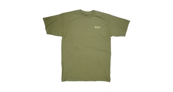 Image of 5.11 Tactical Trusted Logo T Shirt - Od Green - M 41006AF-182-M