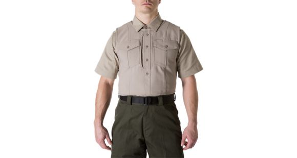 Image of 5.11 Tactical Uniform Outer Carrier Class A Shirt - Men's, Large-Extra Large, Regular, Silver Tan, 49032-160-L/XL-R