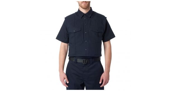 Image of 5.11 Tactical Uniform Outer Carrier Class B Shirt - Men's, Small-Medium, Regular, Midnight Navy, 49030-750-S/M-R