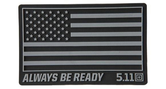 Image of 5.11 Tactical USA Patch, Black, 1 SZ, 81024-019-1 SZ