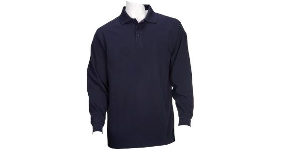 Image of 5.11 Tactical Utility L/S Polo - Mens, Dark Navy, XL, 72057-724-XL