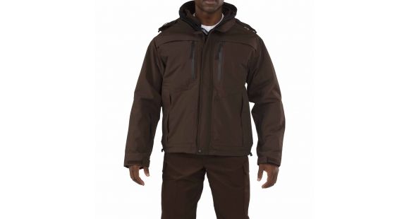 Image of 5.11 Tactical Valiant Duty Jacket - Men's, Brown, 2XL, Tall, 481531082XLT