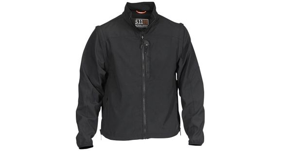 Image of 5.11 Tactical Valiant Softshell Jacket - Mens, Black, S, 48167-019-S