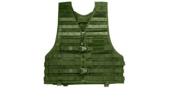 Image of 5.11 VTAC LBE Tactical Vest w/ Hidden Handle &amp; Hydration Pocket, 58-70in, 4XL, OD Green, 58631-188-4XL