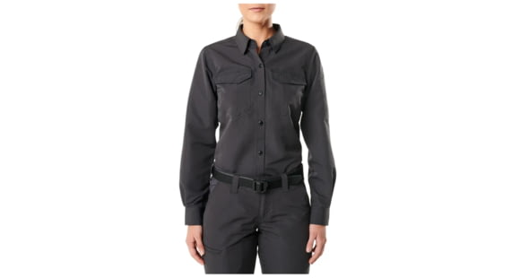 Image of 5.11 Tactical Wm Fast-tac L/s Shirt, Charcoal - 62388ABR-018-XL