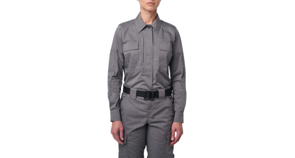 Image of 5.11 Tactical Flex-Tac TDU Ripstop Long Sleeve Shirt - Womens, Storm, Small, 62081-092-S