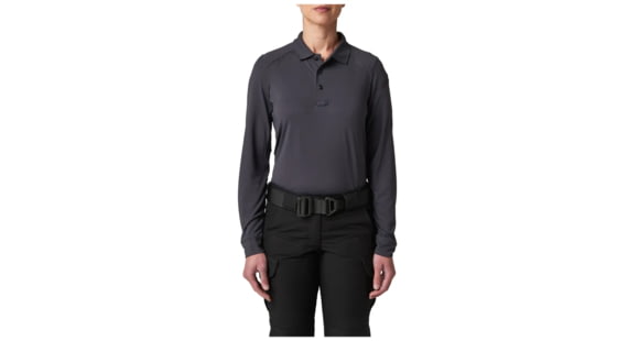 Image of 5.11 Tactical Wm Helios L/s Polo, Charcoal - 32013-018-1X