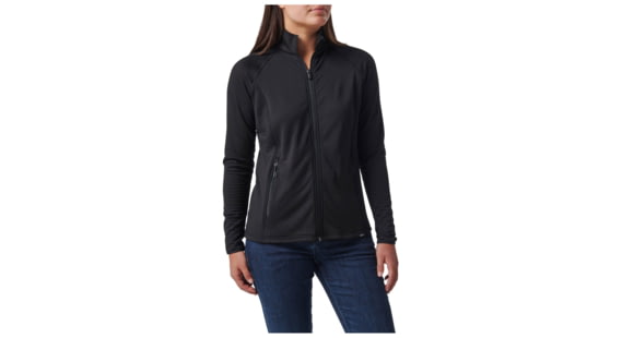 Image of 5.11 Tactical Stratos Full Zip Jacket - Womens, Black, Extra Large, 62424-019-XL