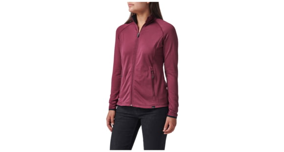 Image of 5.11 Tactical Stratos Full Zip Jacket - Womens, Night Violet, Medium, 62424-145-M